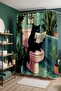Bathroom Curtain, Enjoyment Time Patterned Shower Curtain, Bathtub Curtain 175X200Cm