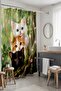 Bathroom Curtain, Curious Looks Patterned Shower Curtain, Bathtub Curtain 175X200Cm - 2