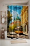 Bathroom Curtain, Vienna Melody Patterned Shower Curtain, Bathtub Curtain 175X200Cm - 2