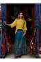 Yellow Color Soft Textured Mercerized Blouse - 2