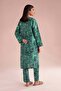2 Piece - Printed Embroidered Suit - PE 26-35 - 3