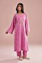2 Piece - Printed Embroidered Suit - PE 26-219