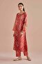 2 Piece - Printed Embroidered Suit - PE 26-216