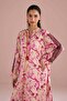2 Piece - Printed Embroidered Suit - PE 26-253