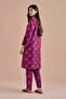 2 Piece - Printed Embroidered Suit - PE 26-24 - 3