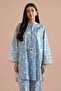 2 Piece - Printed Embroidered Suit - PE 26-204
