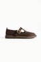 Women’s Brown Suede Buckled Saddle Detail Loafers – Comfortable and Stylish Everyday Wear - 3