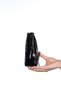 Belena Black Crinkled Patent Leather Women's Crossbody Bag - 5