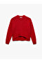 Basic Long Sleeve Crew Neck Sweater - 3