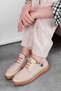 Erin Women's Genuine Leather Casual Shoes with Round Metal Detail on the Side 4287 - 2