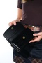 B35113 Black Women's Card Holder Shoulder Bag - 4