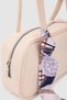 Beau Foulard Detailed Baguette Bag Powder Pink - 6