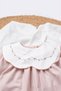 Embroidered Dress for Girls with Collar and Embroidery Detail, Holiday Dress - 5