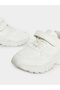 Girls Textured Sneakers with Hook and Loop - 3