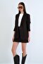 Single Button Blazer Jacket - 6