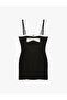 Sweetheart Neckline Sleeveless Lace-Up Bow Bodycon Mini Dress - 4
