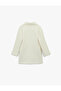 Buttoned Pocketed Long Sleeve Boucle Coat - 4