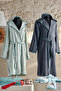 Leris Bouquet Bathrobe L/Xl - 120 cm - Green - 3
