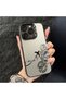 iPhone 14 Plus/15 Plus Compatible Luxury Airplane Stripe Pattern High-Quality Phone Case - 5