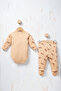 Rocha Baby Mushroom House Patterned 4-Piece Hospital Release Set - Cotton Newborn Set - 3