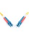 Fiber Patch Cord, Duplex, Lc to Lc Sm Os2 09/125 Æ, 2 Meters - 3