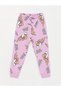 Lcw Baby Lilac Crew Neck Long Sleeve Looney Tunes Printed Baby Girl Pajama Set - 3