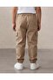 Boys Brown Knitted Denim Cargo Joggers - 2
