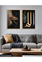 Word-I Tevhid and Basmala 2 Piece Wooden Framed Painting Act - 5
