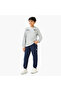 Solid Joggers with Drawstring Closure and Pockets - 2
