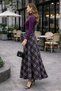 4449 Plaid Tulle Skirt - 2