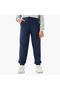 Solid Joggers with Drawstring Closure and Pockets