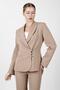 Shawl Collar Double-Breasted Model Jacket-Stone - 1182100