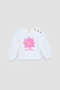 Baby Girl White Tracksuit Set