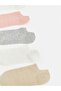 Patterned Women's Sneaker Socks 10 Pcs - 4