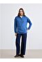 Women's Stand Collar Sweatshirt Tunic - 2