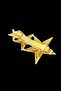 Gold Color Star Figured Metal Automatic Buckle - 2