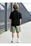 Boys Color Block Polo and Cargo Shorts Set - 2