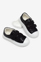 Children's Unisex Black Kids' Sneaker with Glitter Detail and Velcro Comfortable Fit - 5
