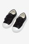 Children's Unisex Black Kids' Sneaker with Glitter Detail and Velcro Comfortable Fit - 4