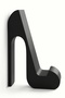 Black High-Heeled Shoe Tabletop Mobile Phone Tablet Holder Stand Us-T002 - 3