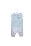 3-Piece Striped Bodysuit, Patterned Pants and Hooded Vest - 5