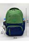 Primary School Bag Waterproof Fabric Set of 3 Primary School Bag Set 8010 Green Navy Blue - 4