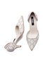 Women's Short Heeled Special Stone Embellished Pointed Toe Wedding Dress Evening Dress Shoes 14325 - 5