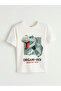 Giyçık Store Den Ecru Printed Boy's T-Shirt 4-Pack - 2