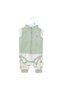 3-Piece Graphic Bodysuit, Patterned Pants and Animal Patch Vest - 5