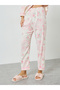 Floral Print Long Sleeve Shirt and Pyjama Set - 5