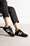 Women's Black Sneakers Casual Shoes - 2