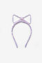 Lilac Sequin Bow Figured Girl's Crown