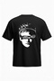 Joffrey Baratheon T-Shirt - Black Printed Oversize Crew Neck Short Sleeve Loose Fit