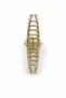 Pearl Crown Shaped Gold Color Large Size Clasp Clip – Stylish and Elegant Hair Clip - 4